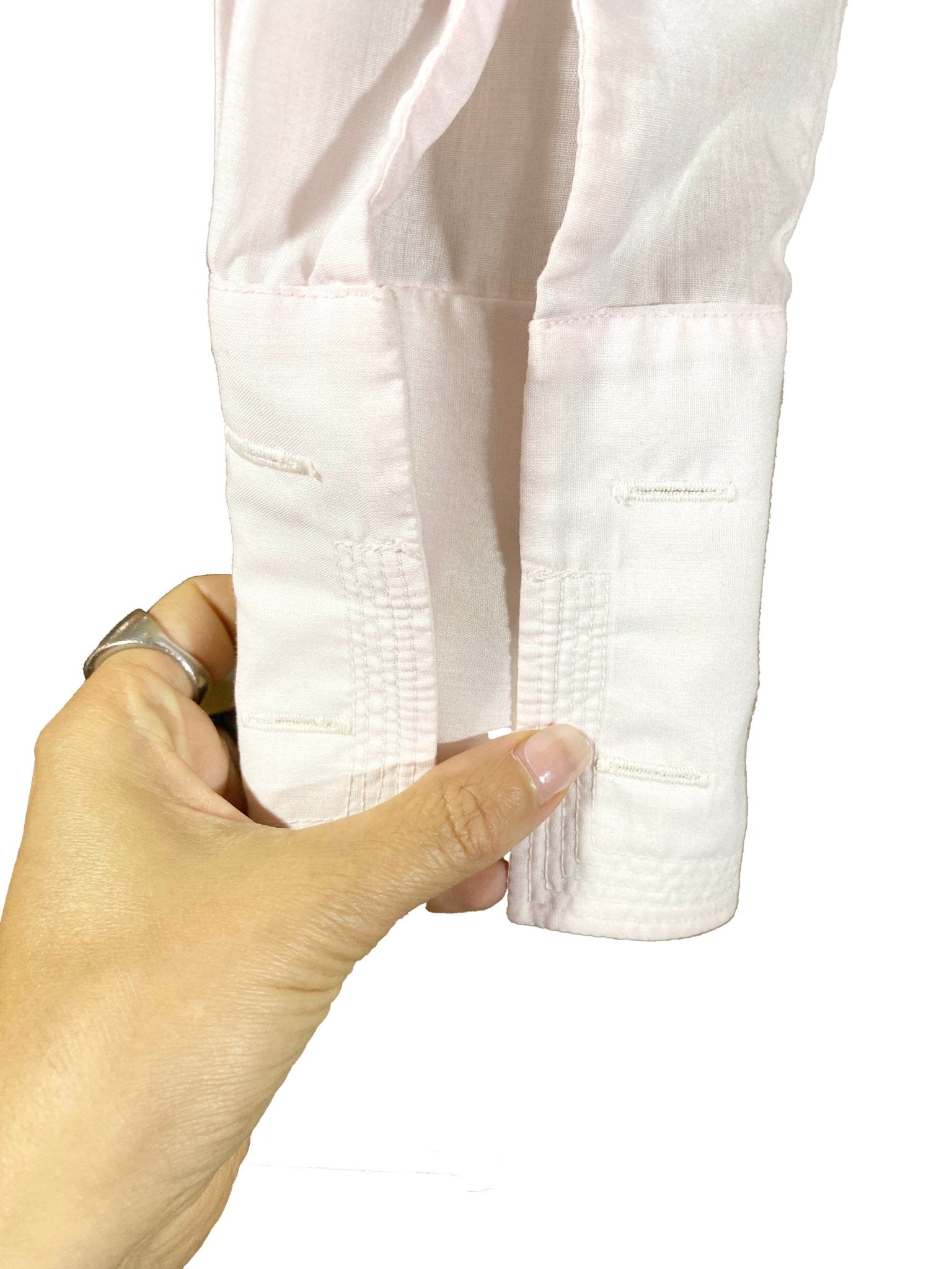 Chemise à smocks upcyclée Pierbé Rose Femme XS - Trésor