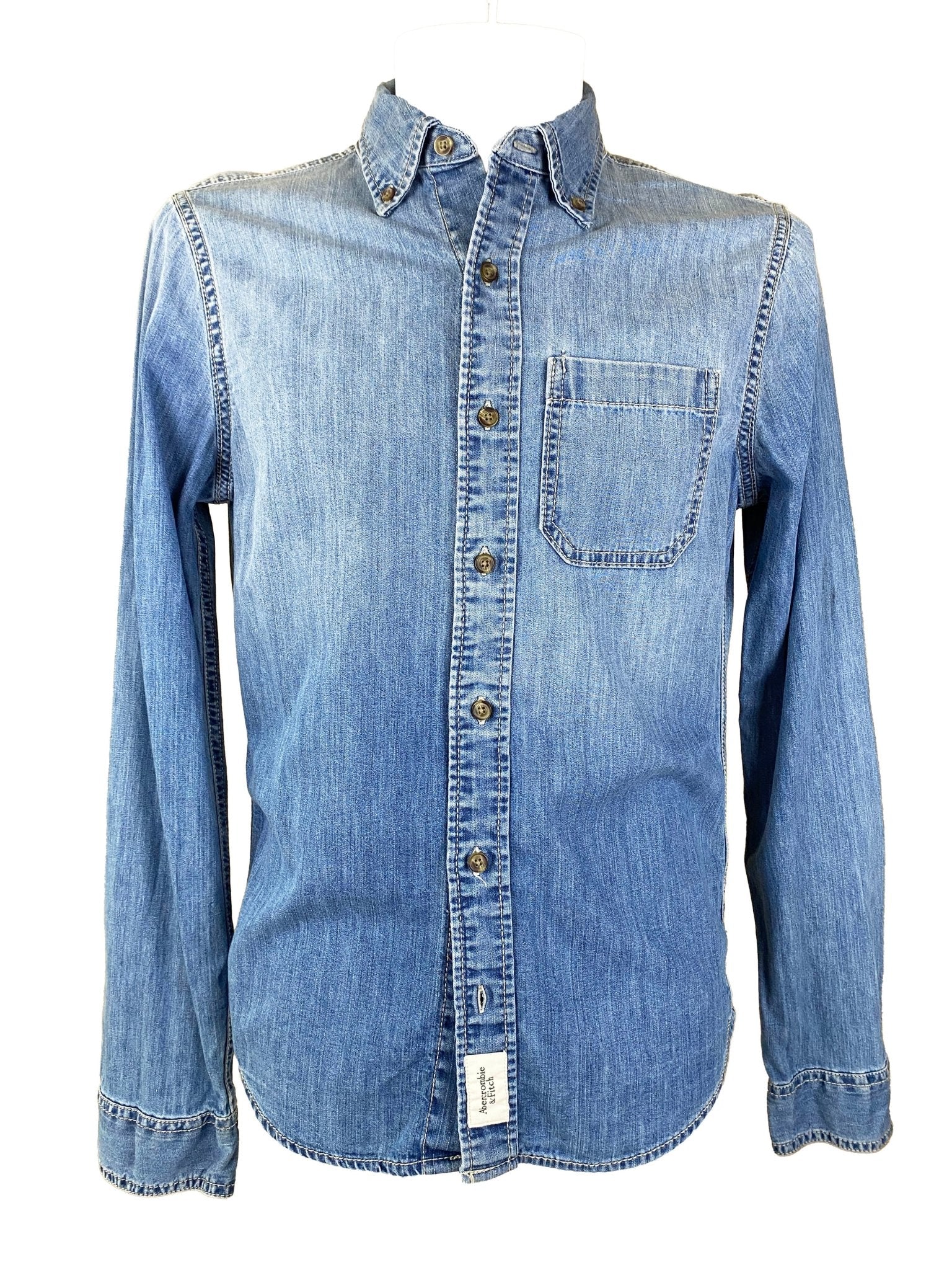 Chemise Abercrombie & Fitch Bleu denim Mixte XS - S - Trésor