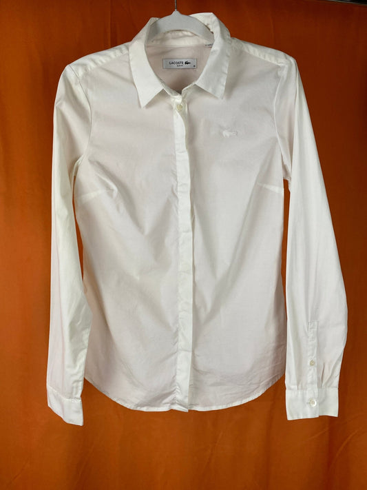 Chemise blanche Lacoste femme S - Trésor