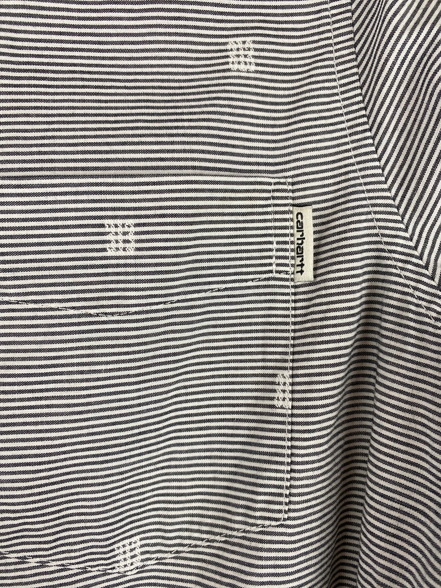 Chemise Carhartt bleu/gris et blanc homme S - Trésor