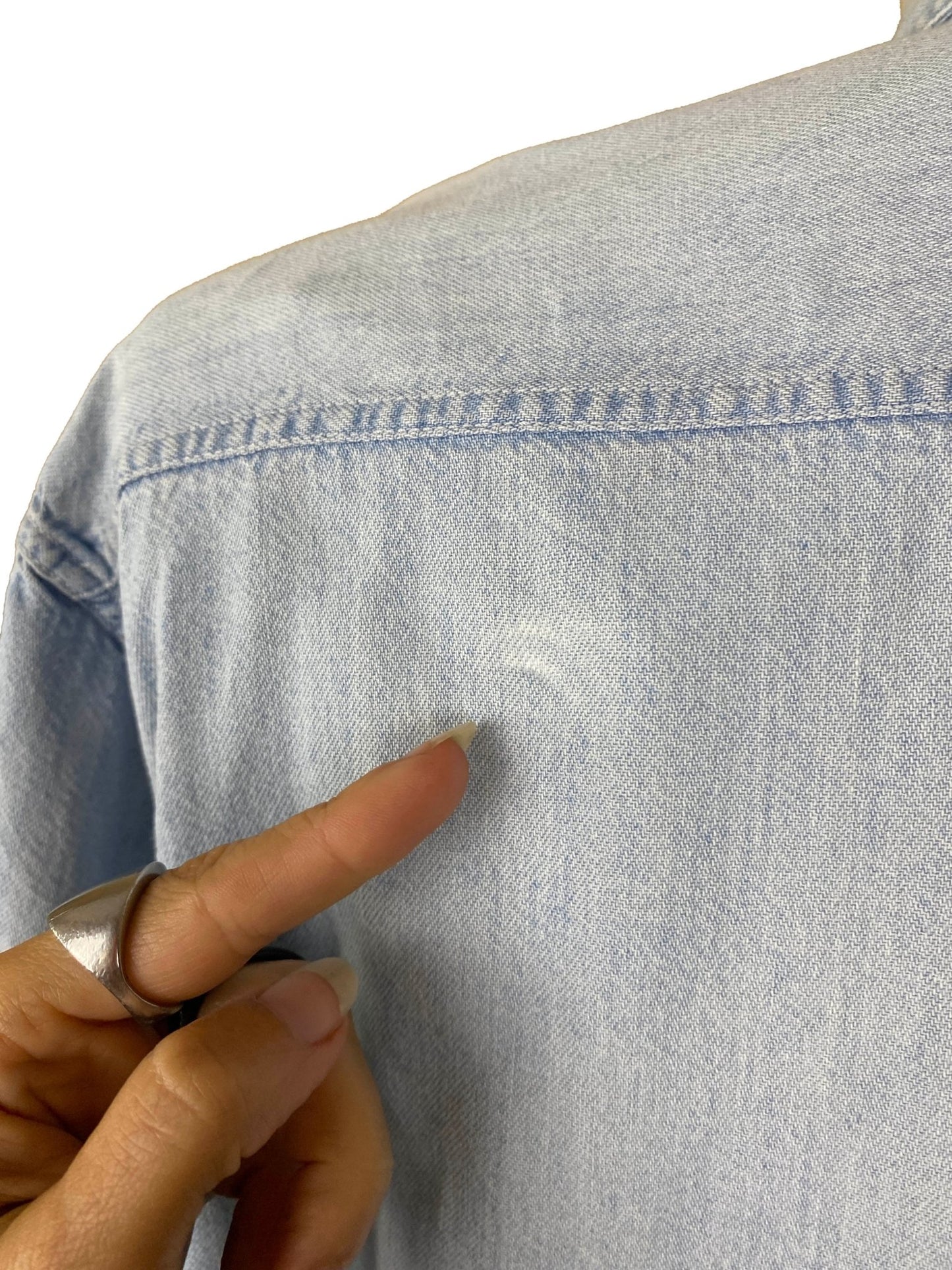 Chemise manches courtes Emporio Armani Bleue Homme XL - Trésor