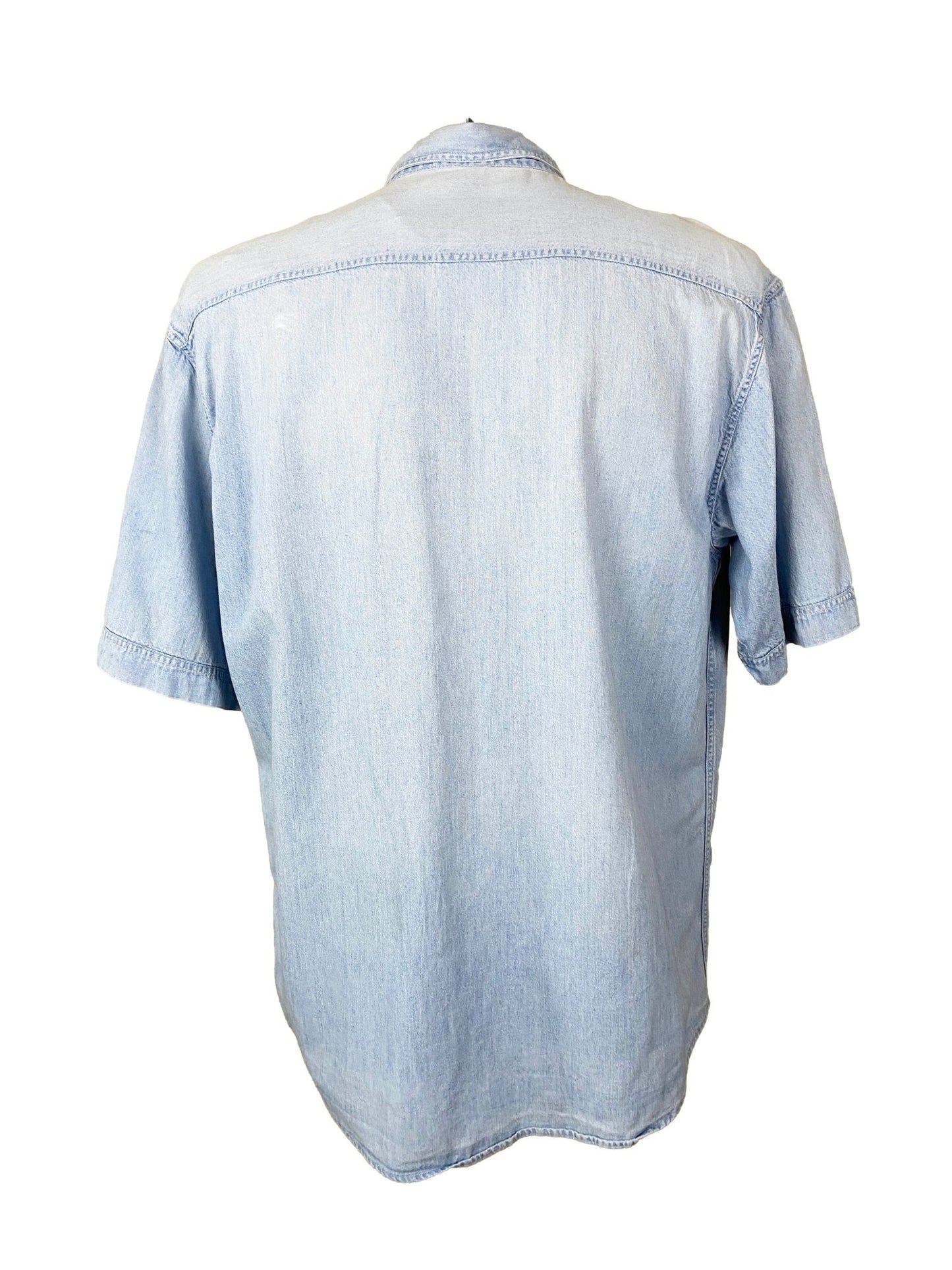 Chemise manches courtes Emporio Armani Bleue Homme XL - Trésor