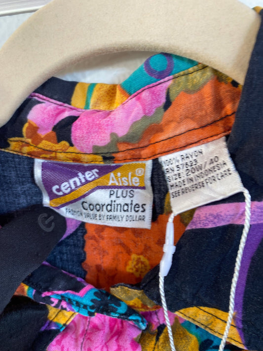 Chemise vintage Center Aisle multicolore, XL mixte - Trésor