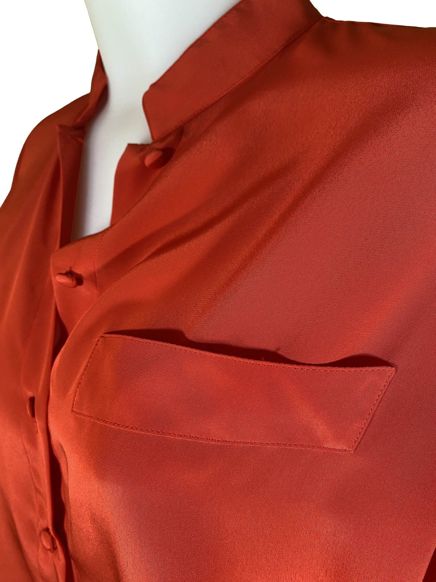 Chemise vintage Pierbé Rouge Femme M - Trésor - mode circulaire