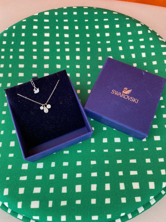 Collier Swarovski modèle « Mesmera » femme rodhium couleur argent - Trésor
