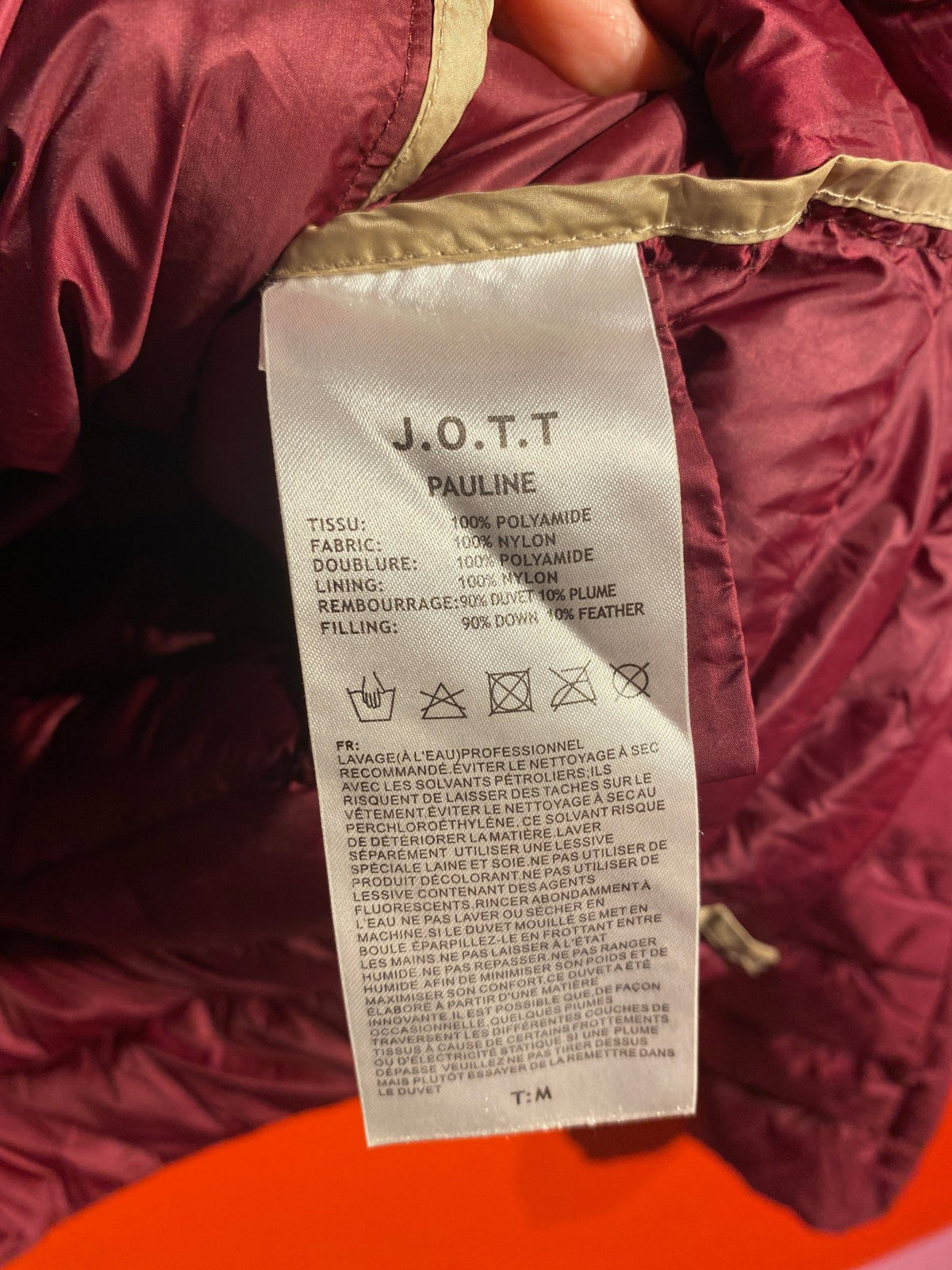Doudoune fine Jott duvet femme- M - Trésor