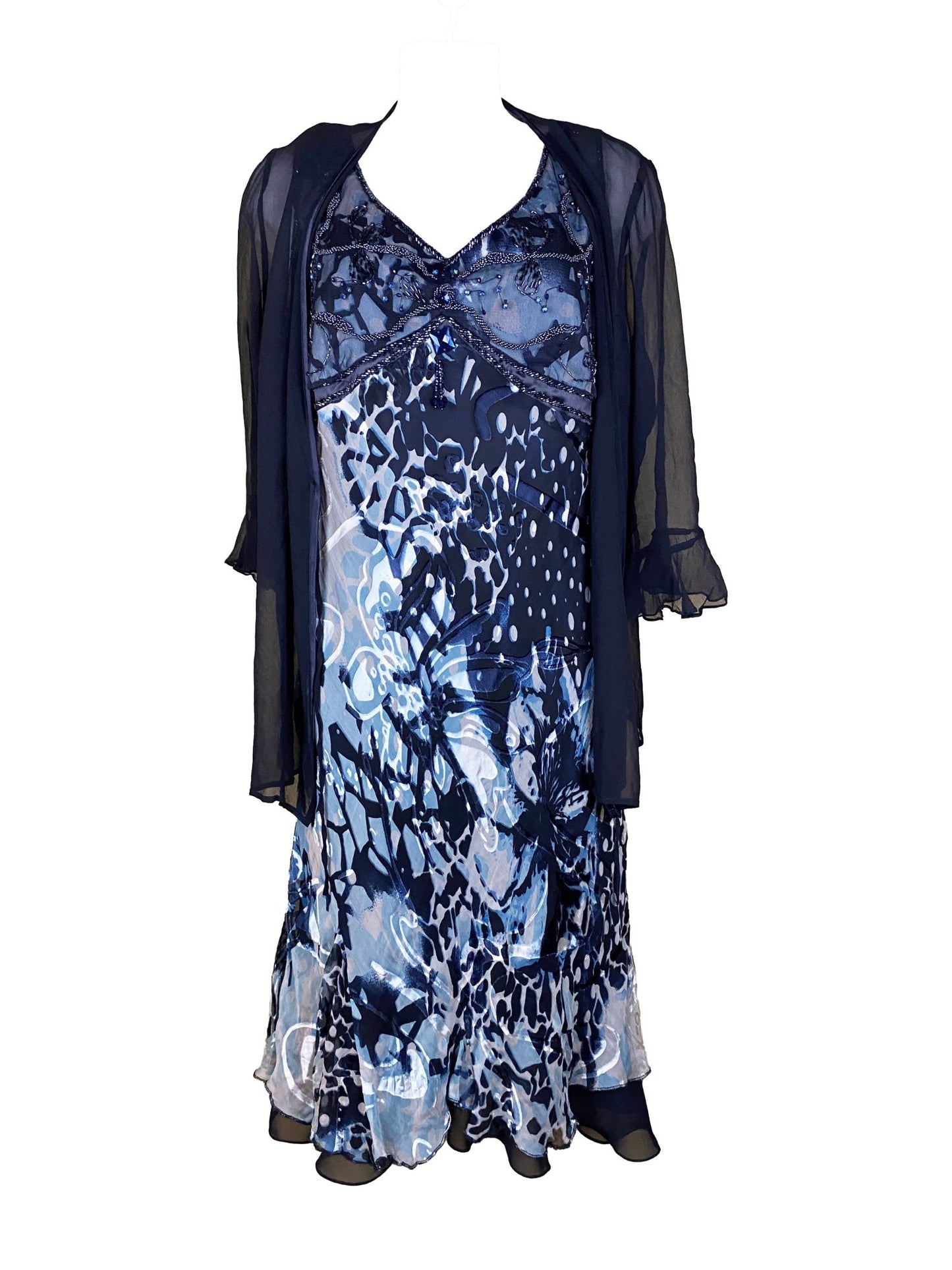 Ensemble robe/boléro Paola Forti Bleu Femme XXL - Trésor