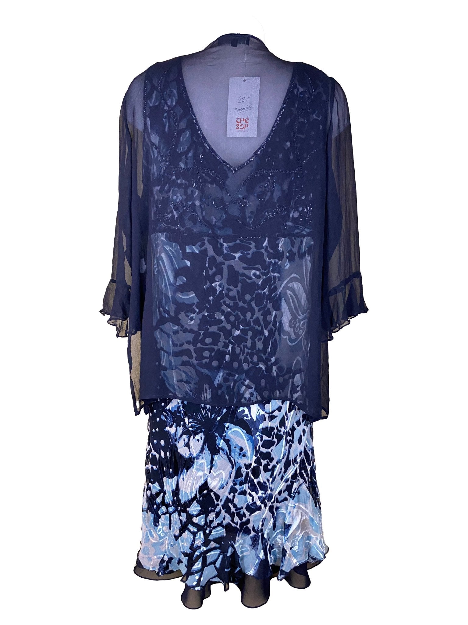 Ensemble robe/boléro Paola Forti Bleu Femme XXL - Trésor