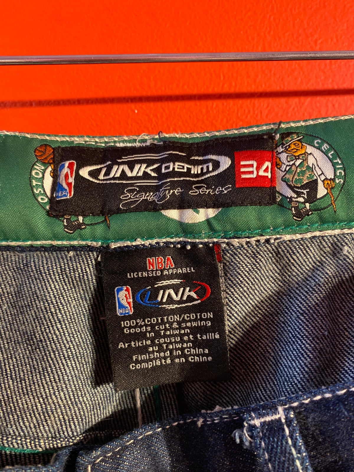 Jean Baggy NBA Celtics mixte M - Trésor