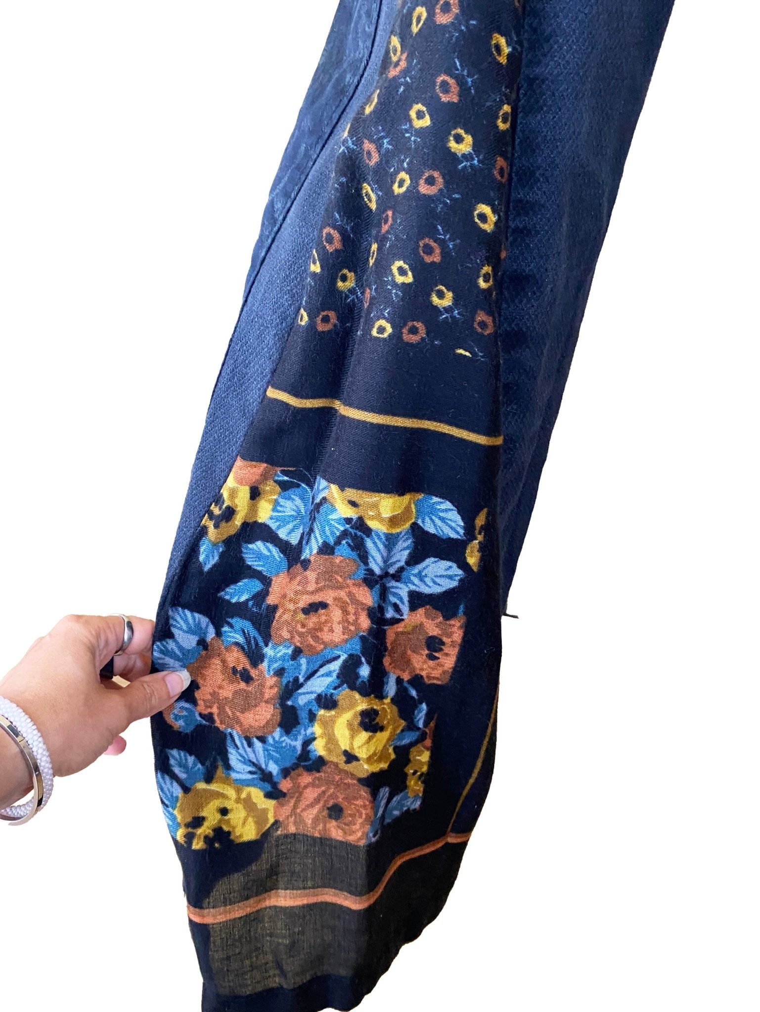 Jean flare upcyclé "Hendrix" Desigual Noir Femme M - Trésor