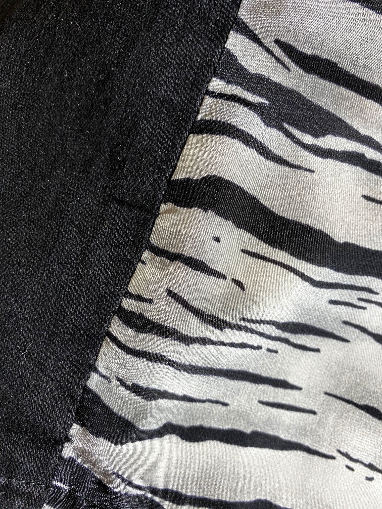 Jean flare upcyclé Petrol Noir Femme L - Trésor