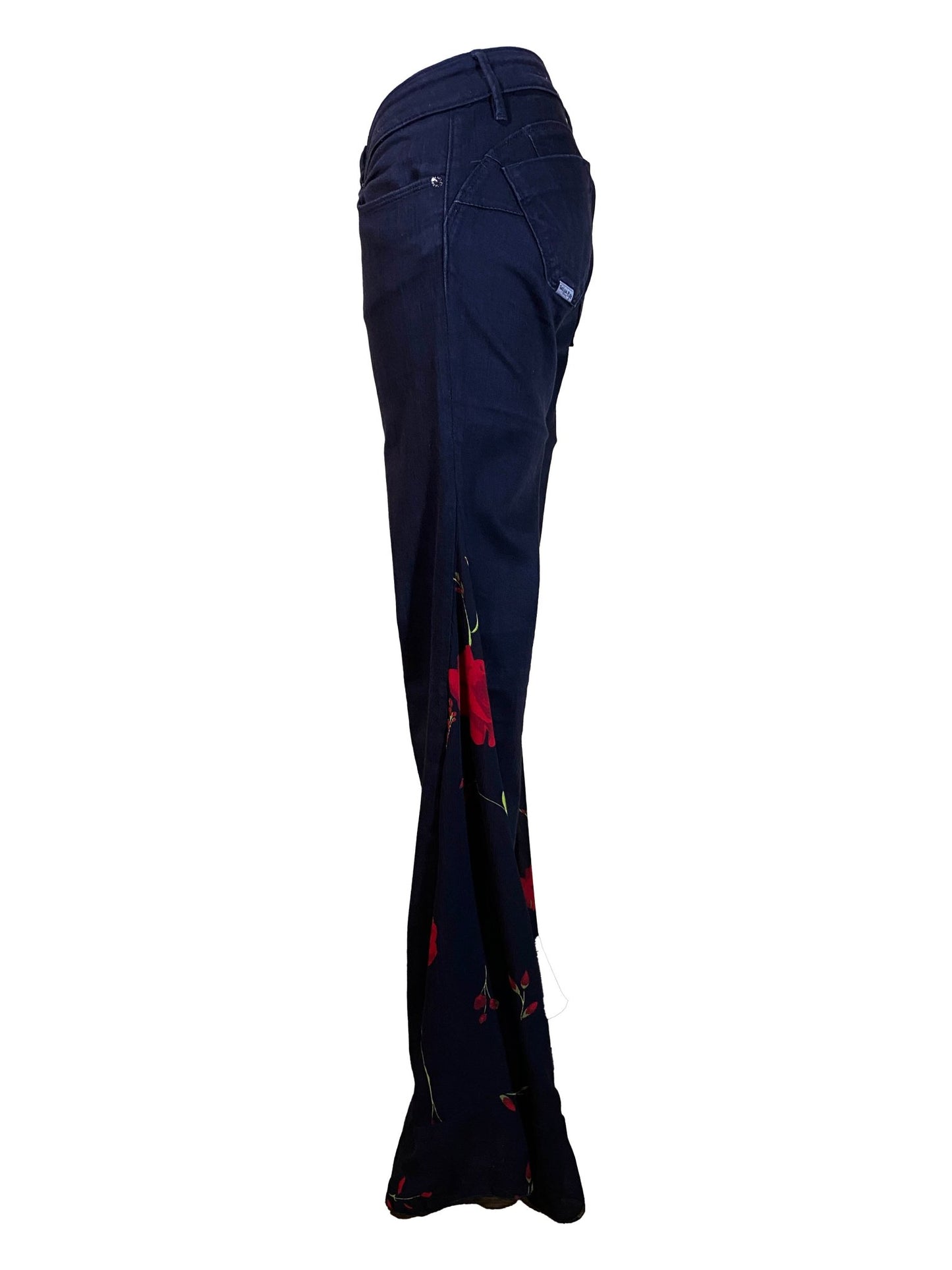 Jean flare upcyclé Salsa Noir Femme S - Trésor