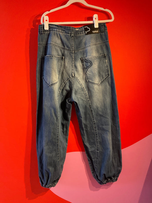 Jean large bleu Bjorkvin mixte M - Trésor
