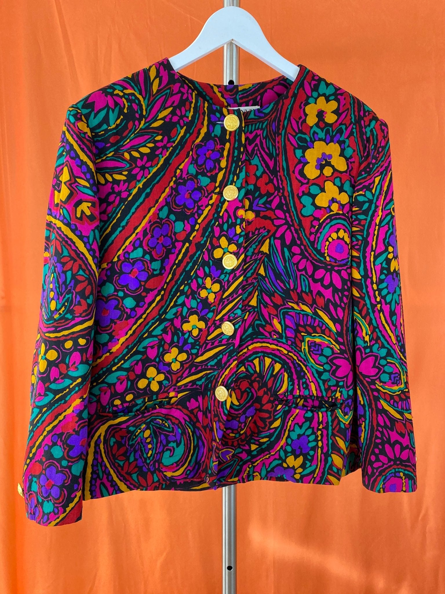 LUXE Blazer/veste vintage Lanvin 100% laine femme XXL - Trésor