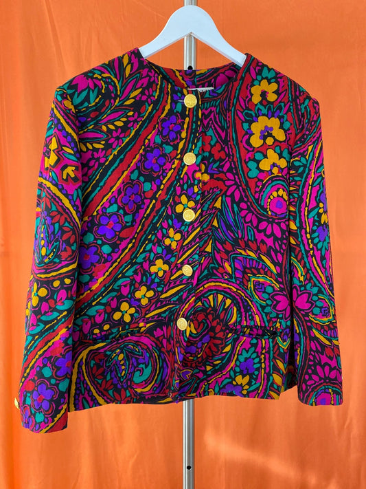 LUXE Blazer/veste vintage Lanvin 100% laine femme XXL - Trésor