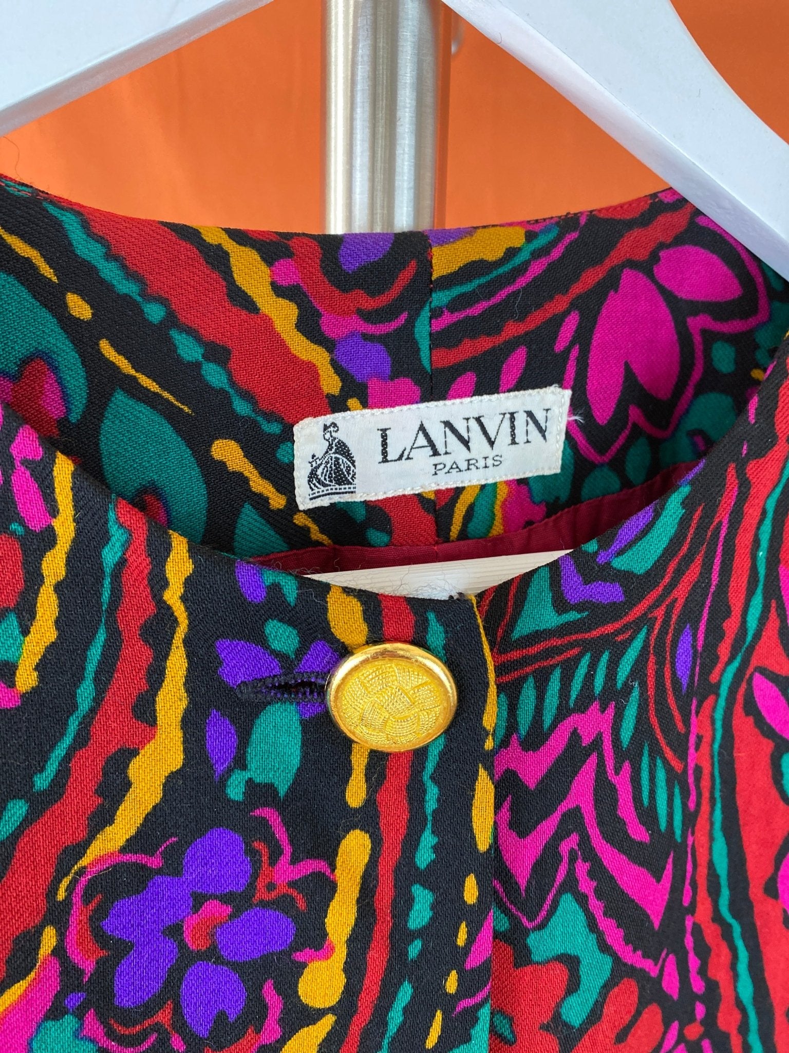 LUXE Blazer/veste vintage Lanvin 100% laine femme XXL - Trésor