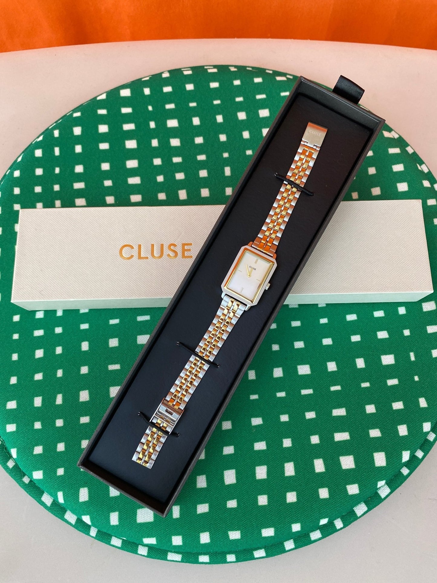 Montre CLUSE modèle « Fluette » femme couleur argent et or (dépôt) - Trésor