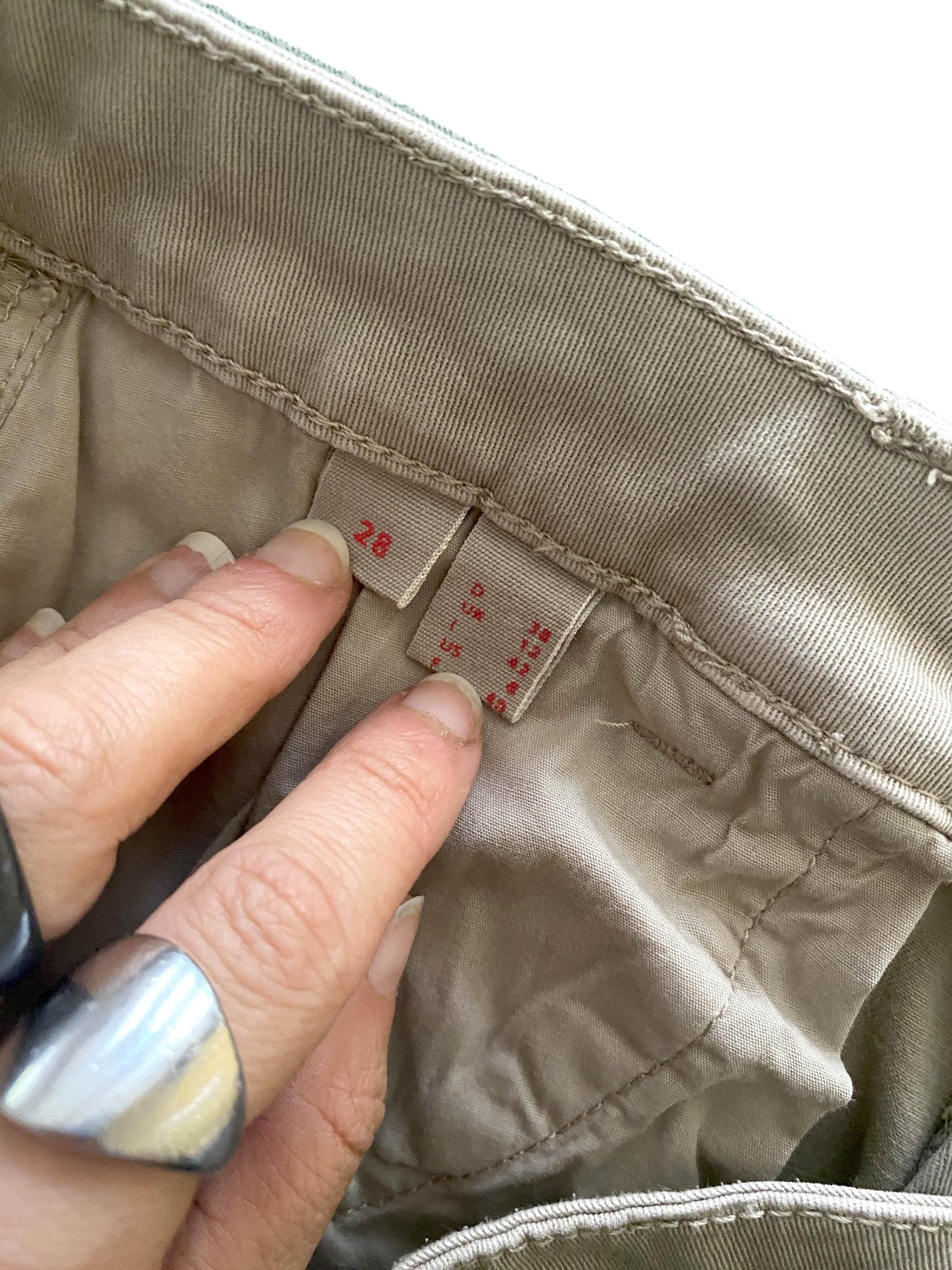 Pantalon flare upcyclé Esprit Beige/brun Femme UPCYCLING - Trésor - mode circulaire