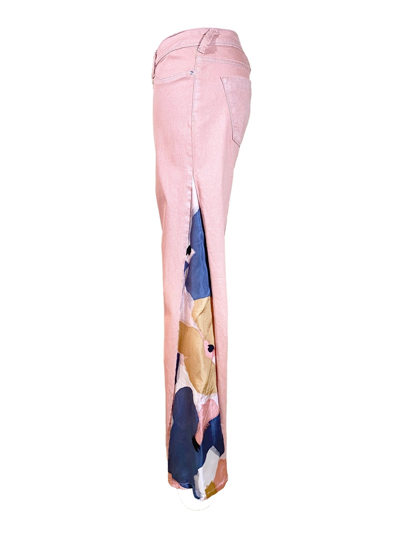 Pantalon flare upcyclé Teddy Smith Rose Femme M - Trésor