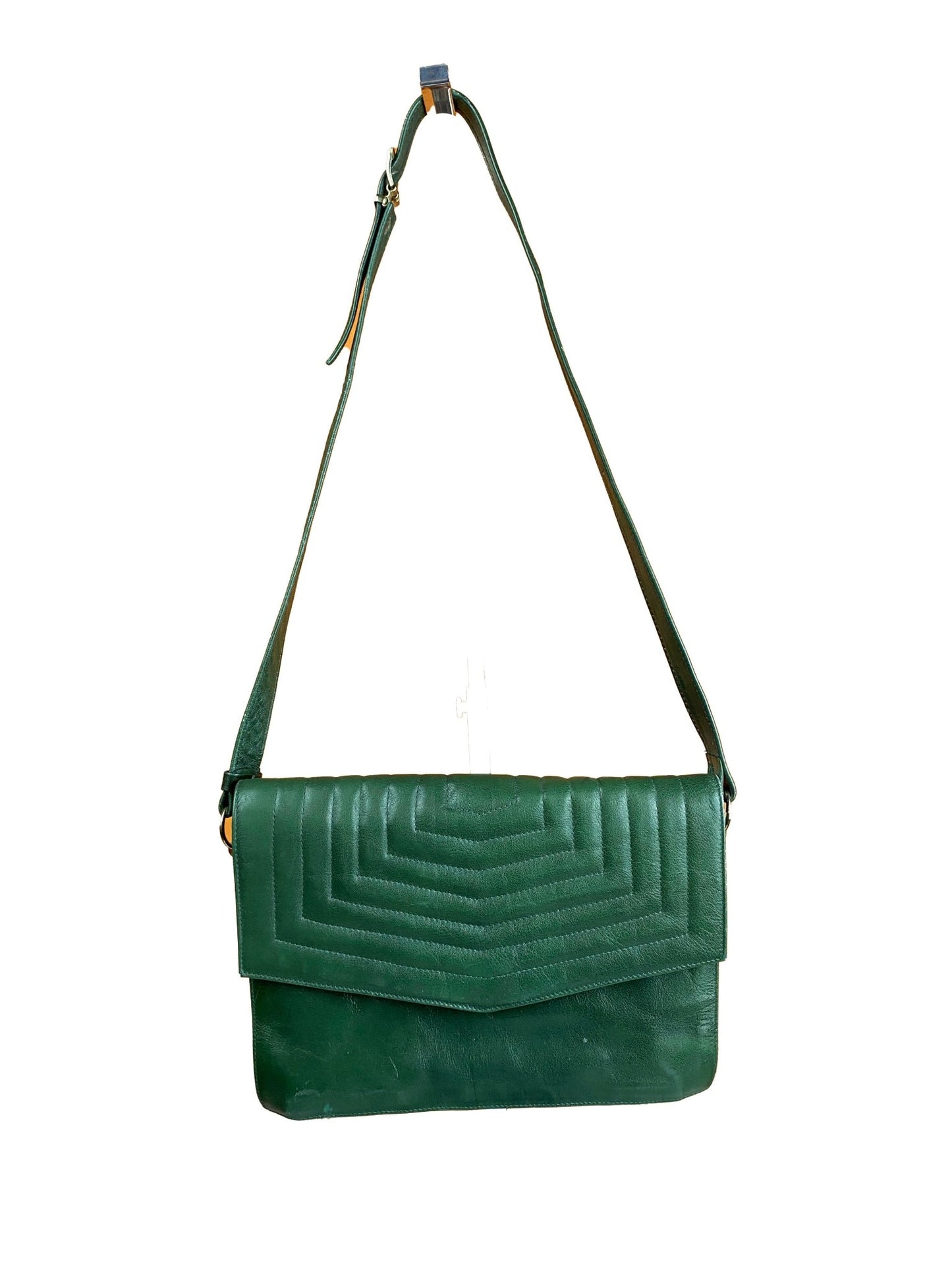 Petit Sac à main cuir vert - Trésor