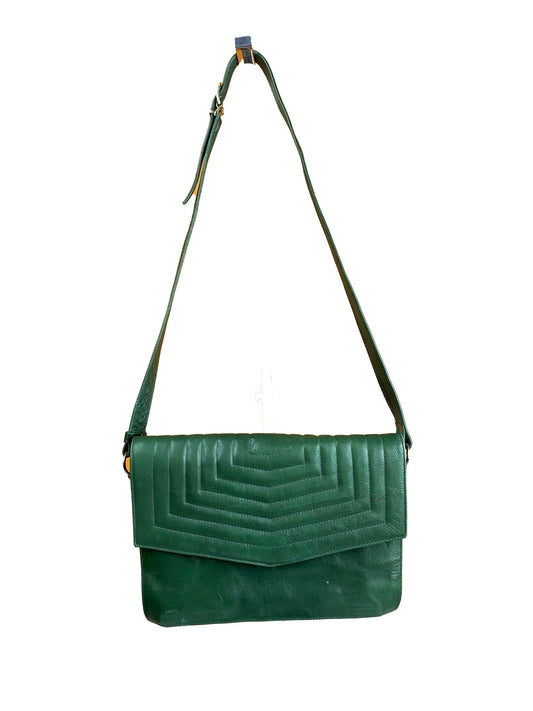 Petit Sac à main cuir vert - Trésor