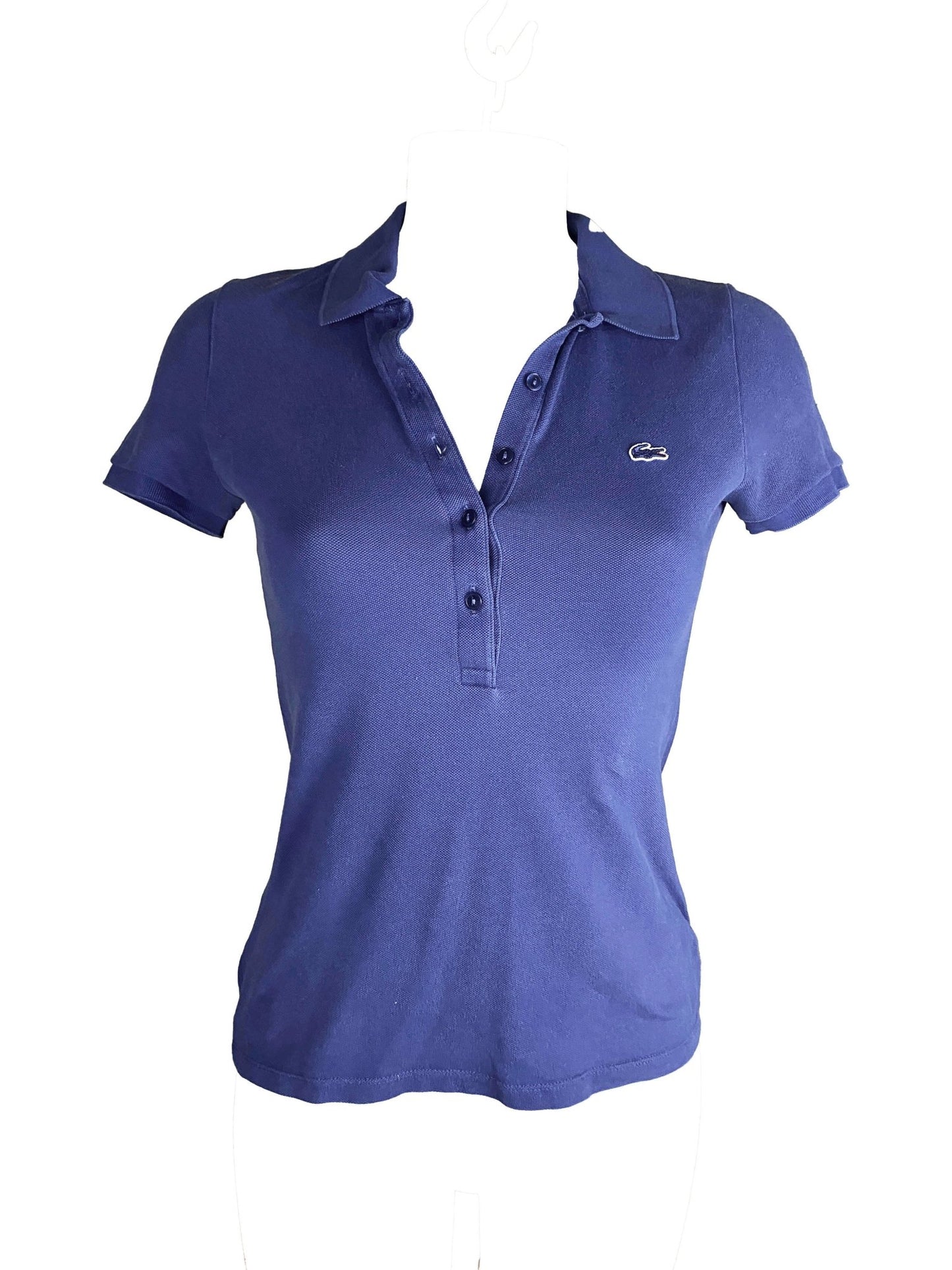 Polo Lacoste bleu femme XS - Trésor