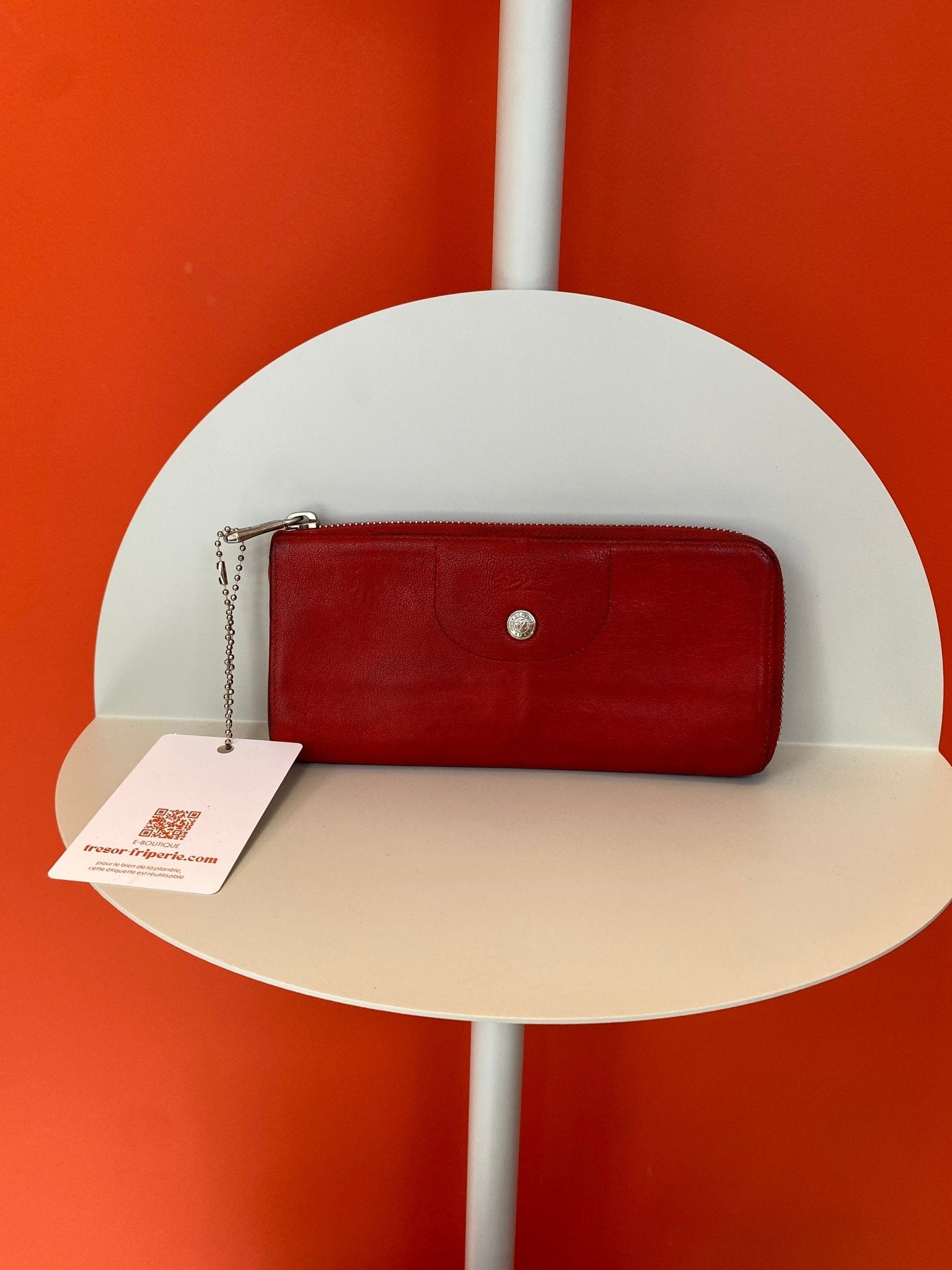 Portefeuille cuir Longchamp - Trésor