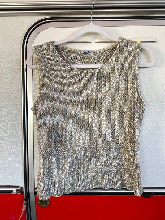 Pull sans manches Lucchini femme XS beige - Trésor