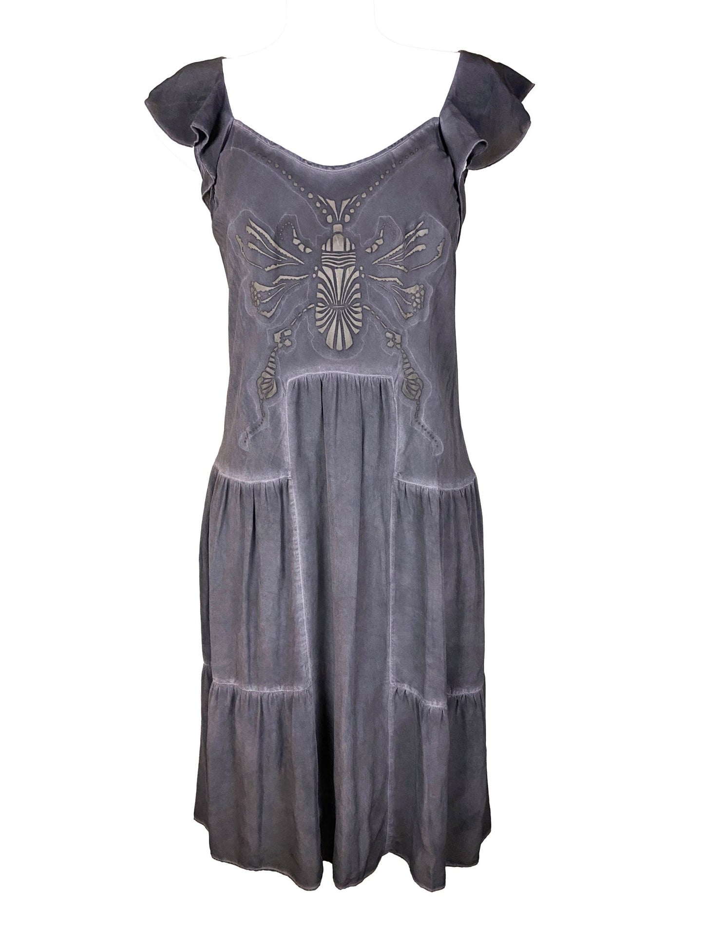 Robe Cop. Copine soie Grise Femme M - Trésor