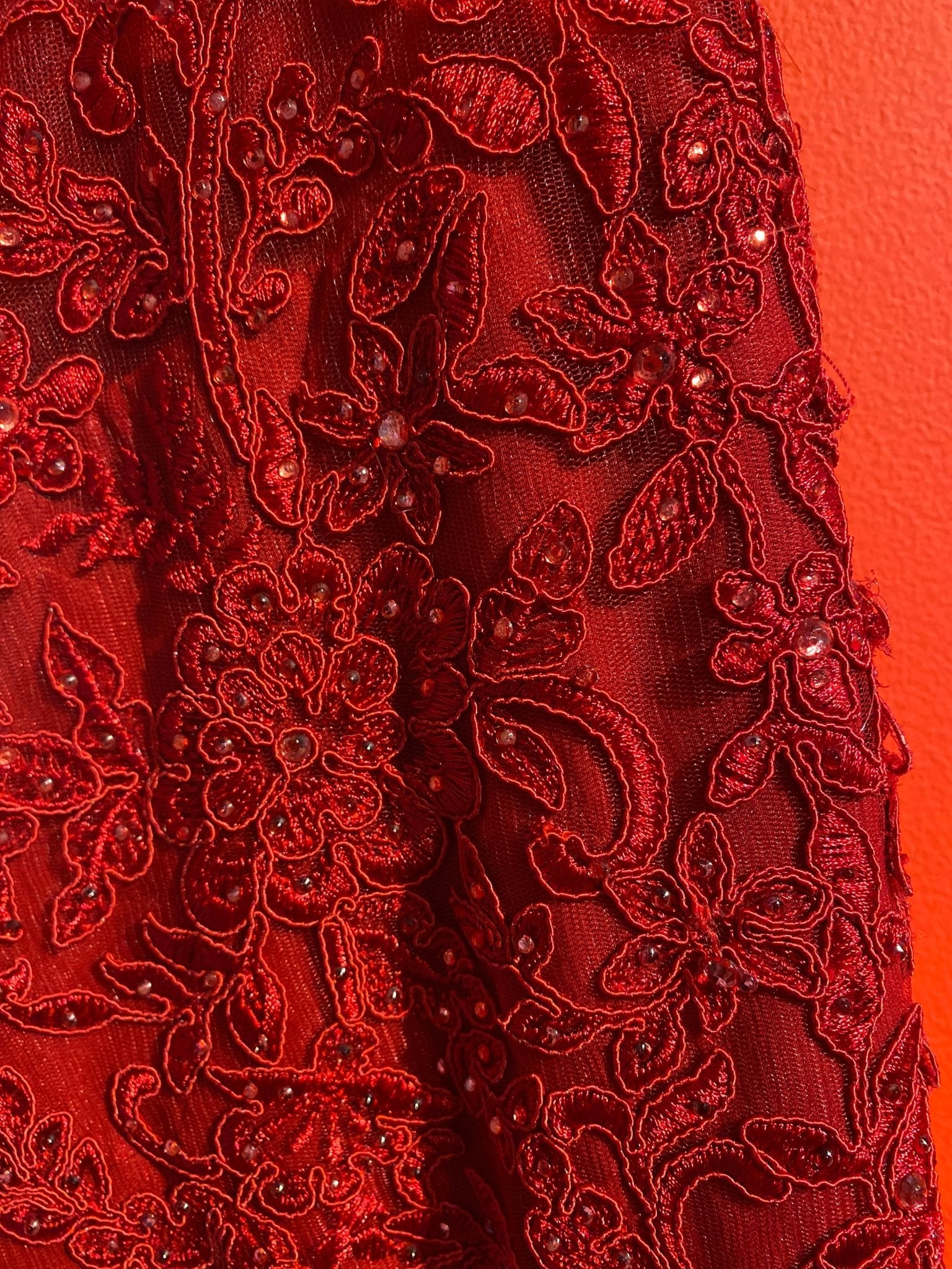 Robe de cérémonie rouge "Alice Désir" XXL - 3XL - Trésor
