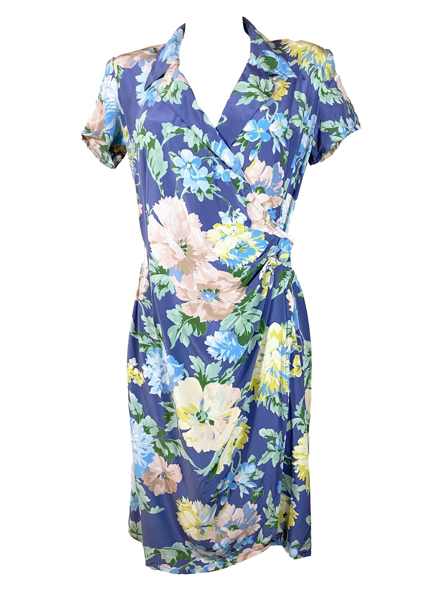 Robe Gérard Darel vintage en soie Bleue Femme M - Trésor - mode circulaire