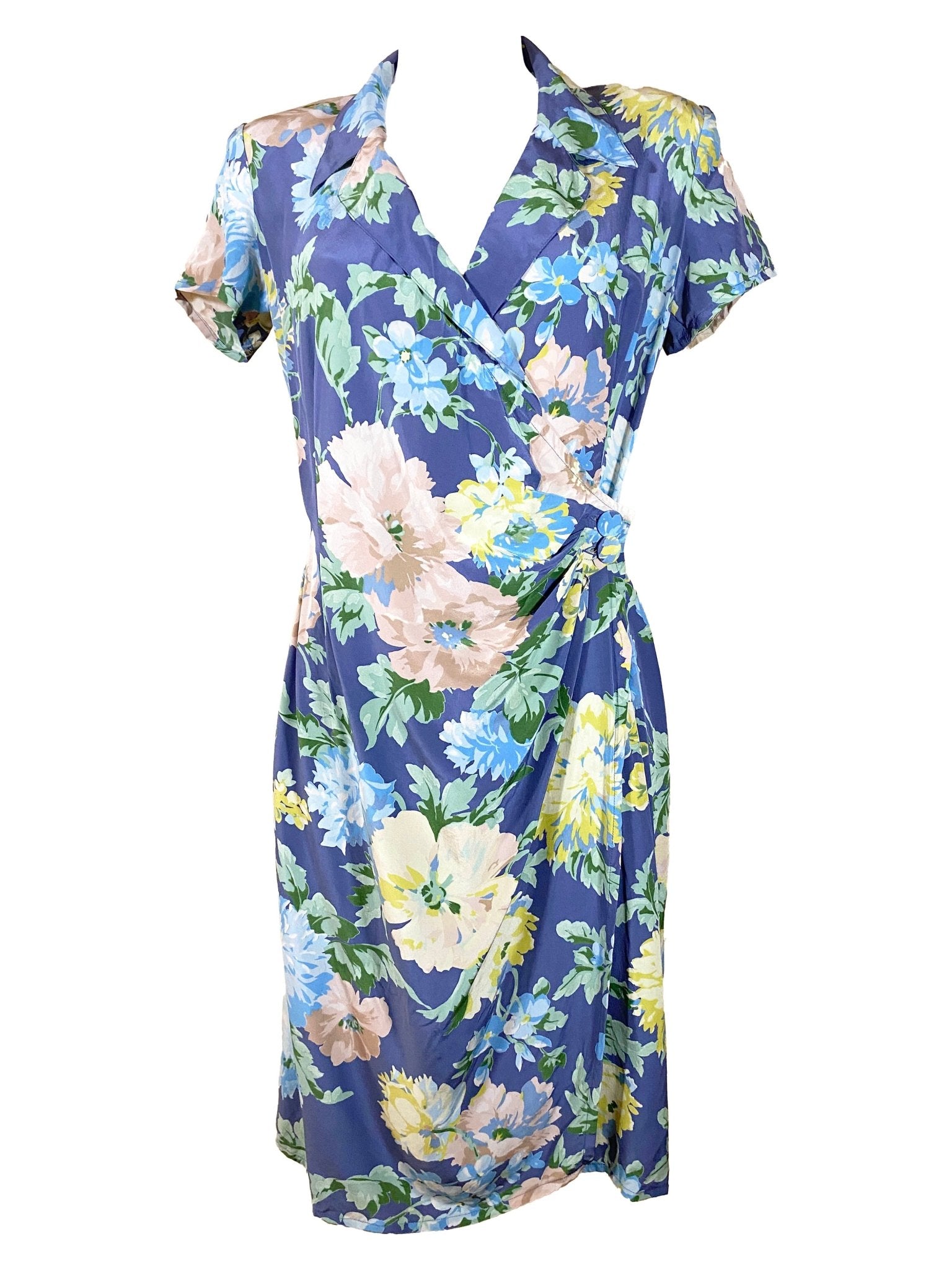 Robe Gérard Darel vintage en soie Bleue Femme M - Trésor - mode circulaire