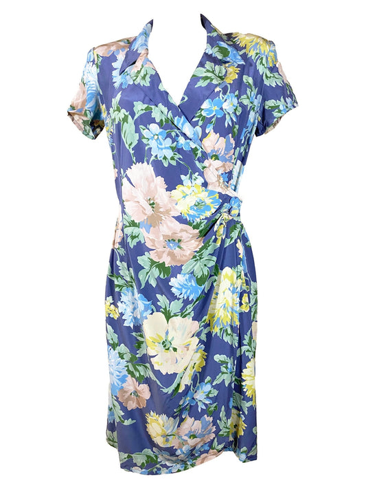 Robe Gérard Darel vintage en soie Bleue Femme M - Trésor - mode circulaire