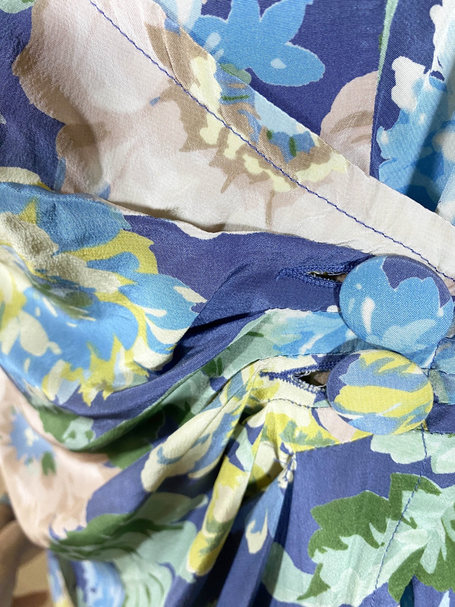 Robe Gérard Darel vintage en soie Bleue Femme M - Trésor - mode circulaire