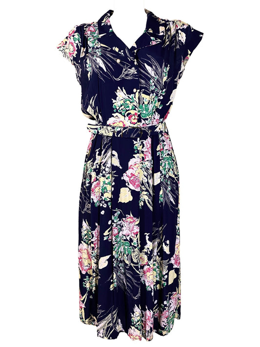 Robe longue vintage Multicolore Femme M - L - Trésor - mode circulaire