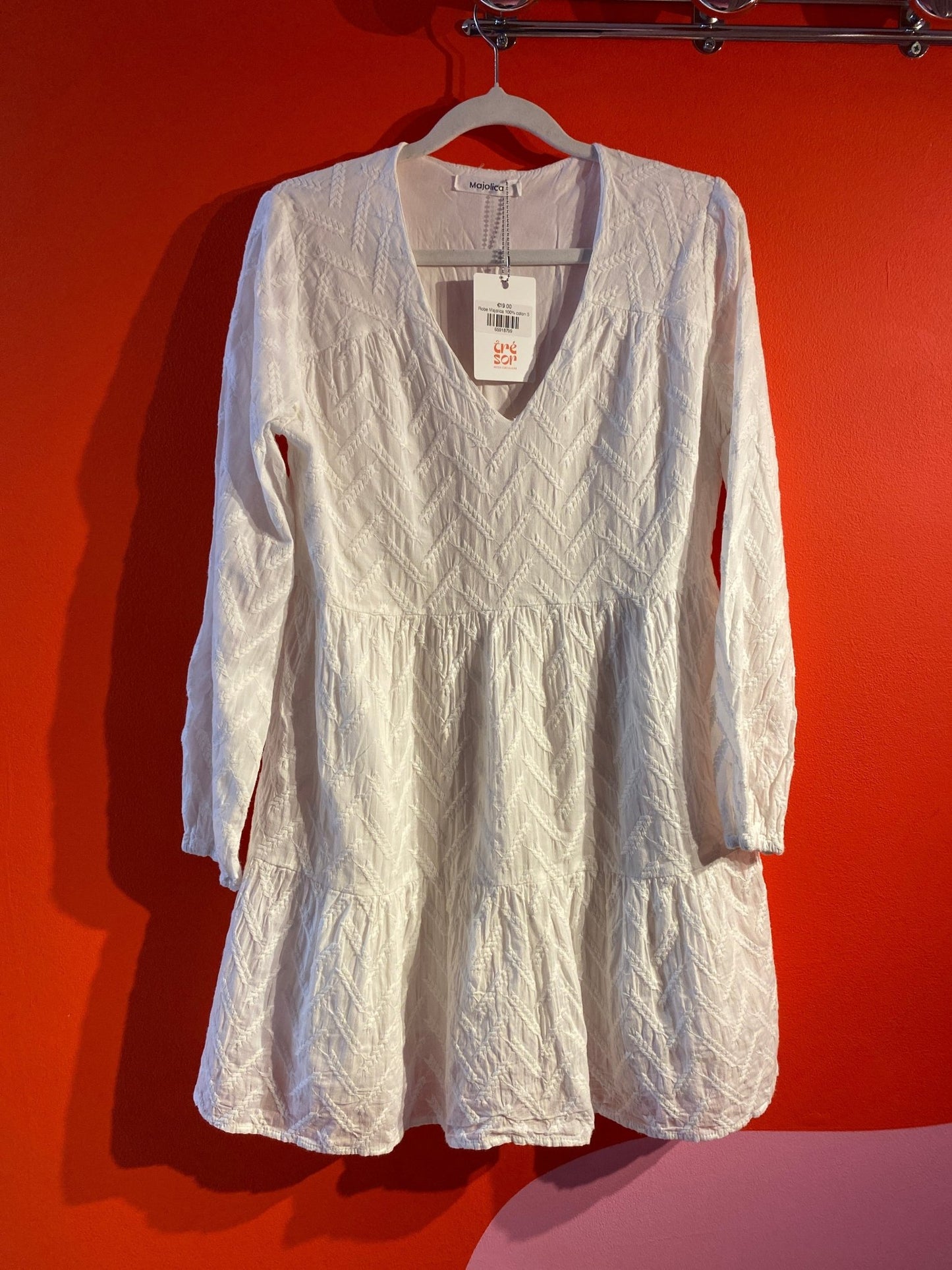 Robe Majolica 100% coton femme S - Trésor