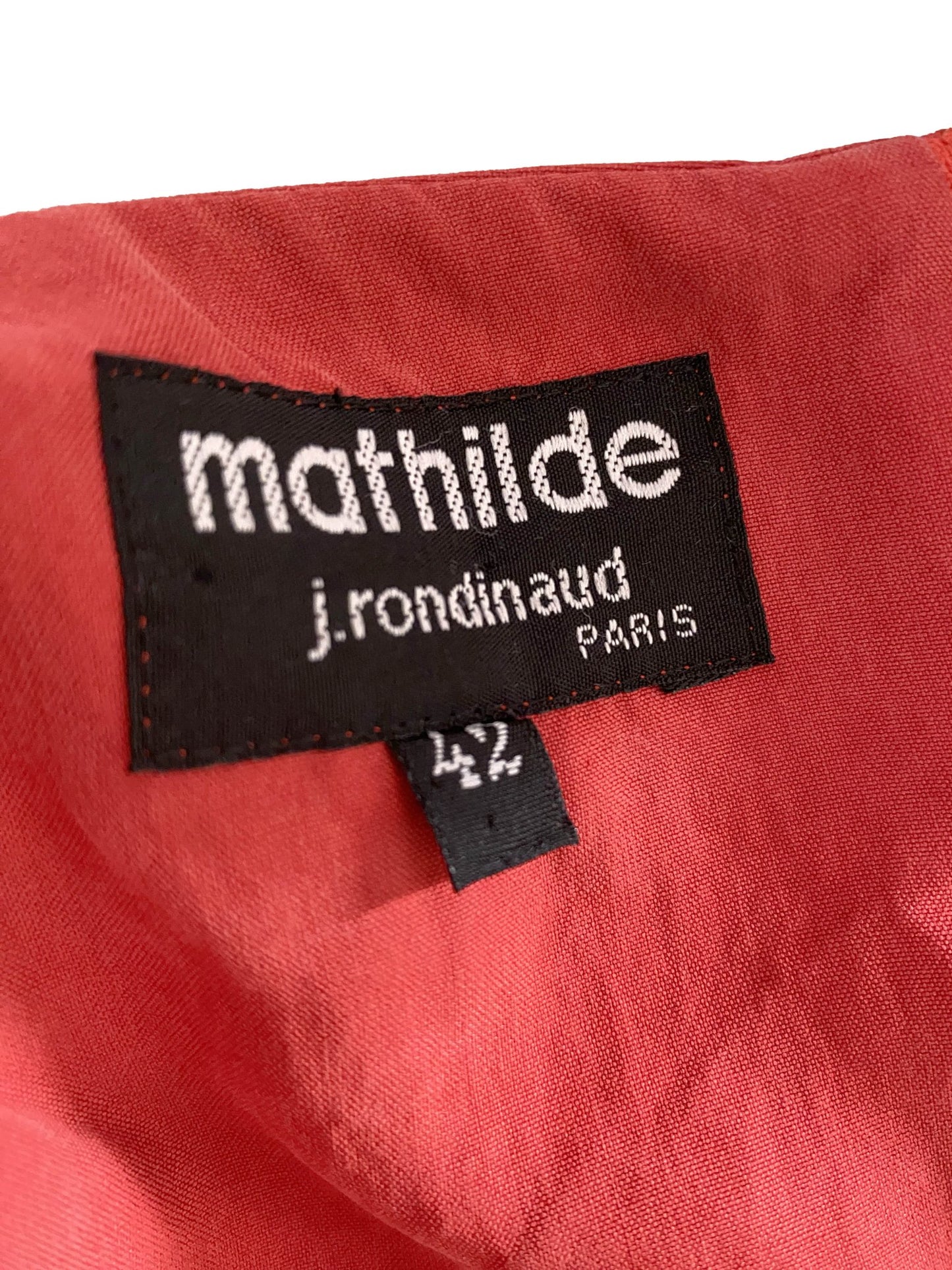 Robe Mathilde Rouge Femme M - Trésor - mode circulaire