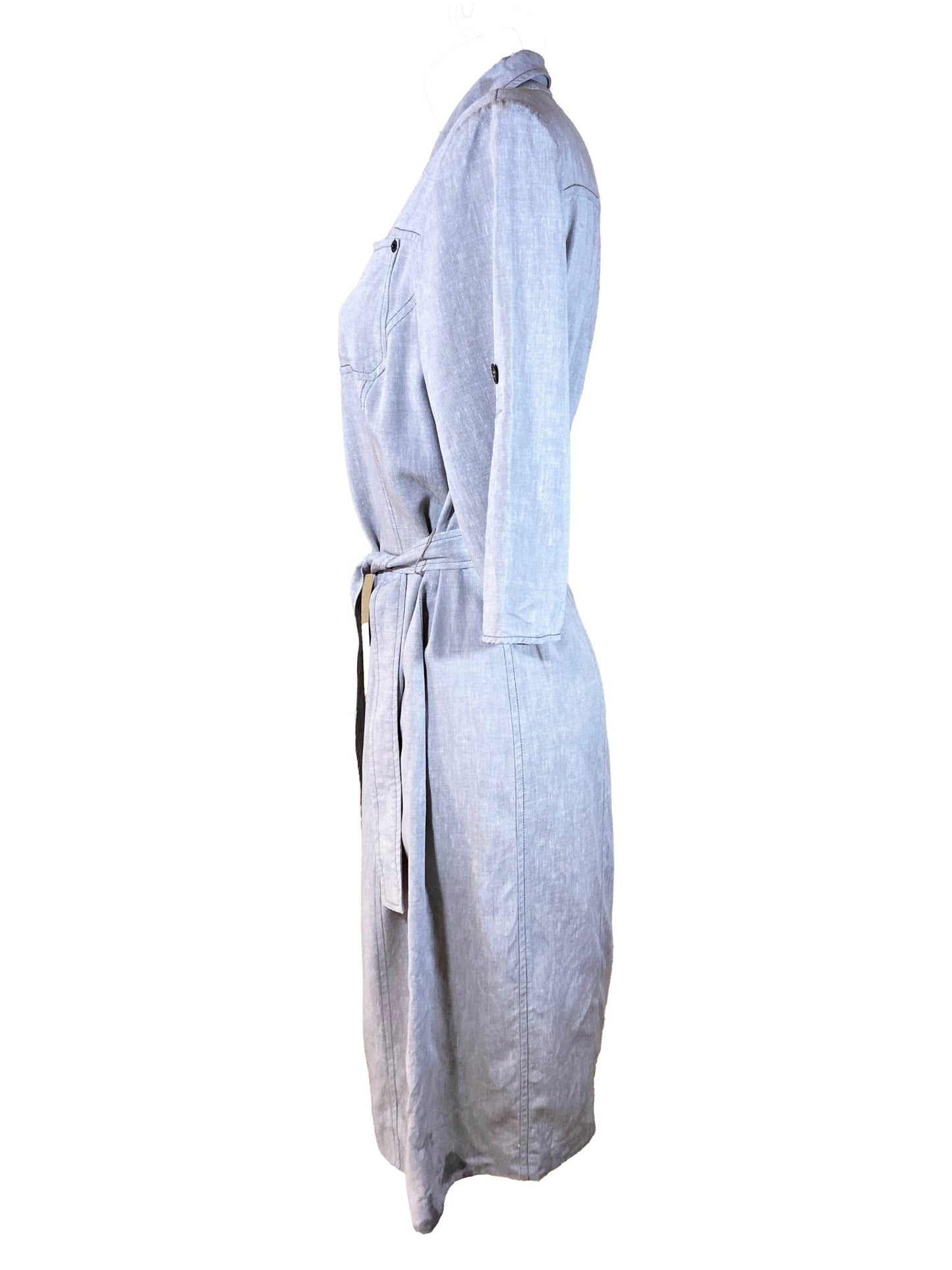 Robe Tencel Devernois Gris - Vert Femme M - L - Trésor - mode circulaire