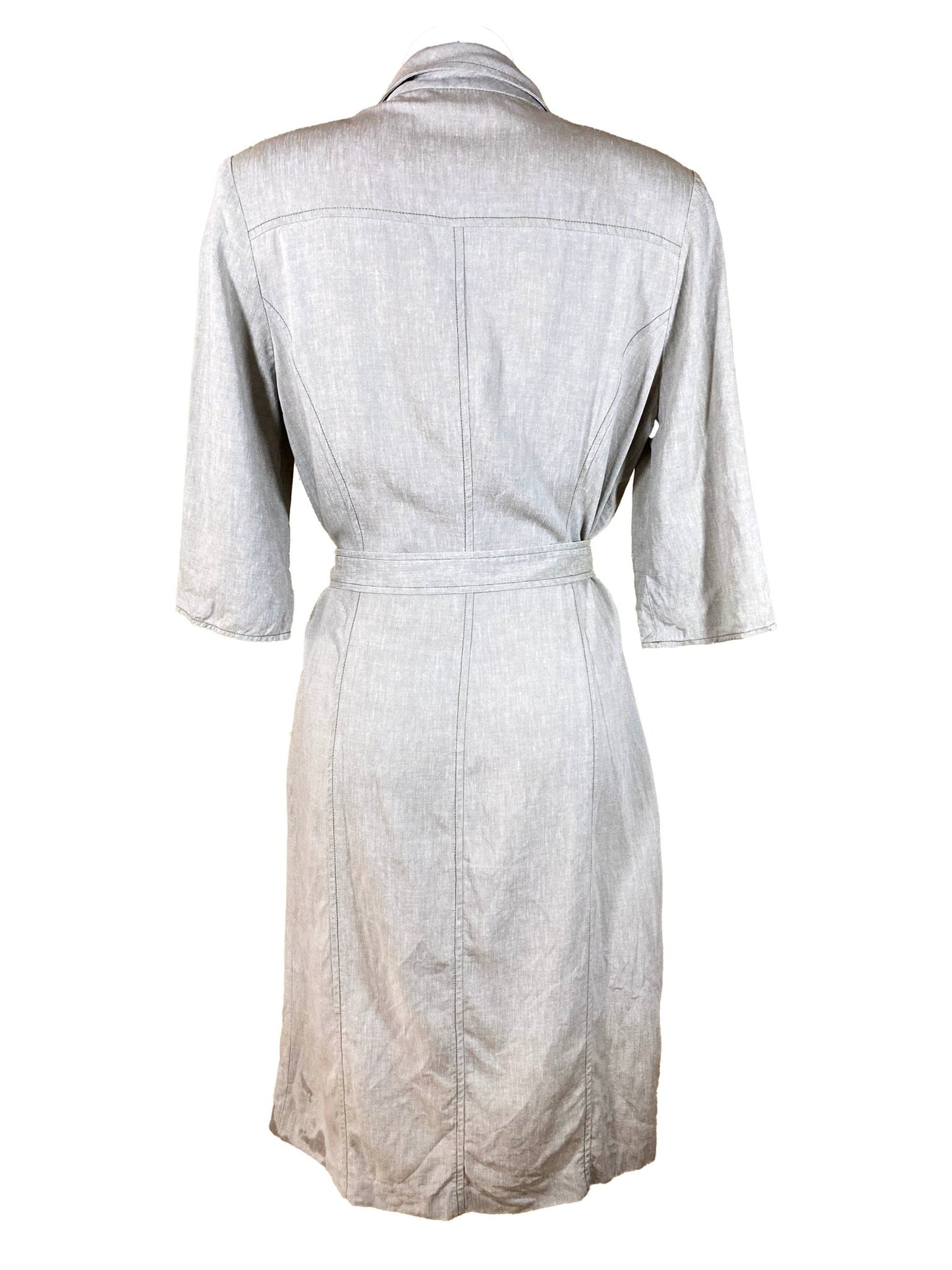 Robe Tencel Devernois Gris - Vert Femme M - L - Trésor - mode circulaire