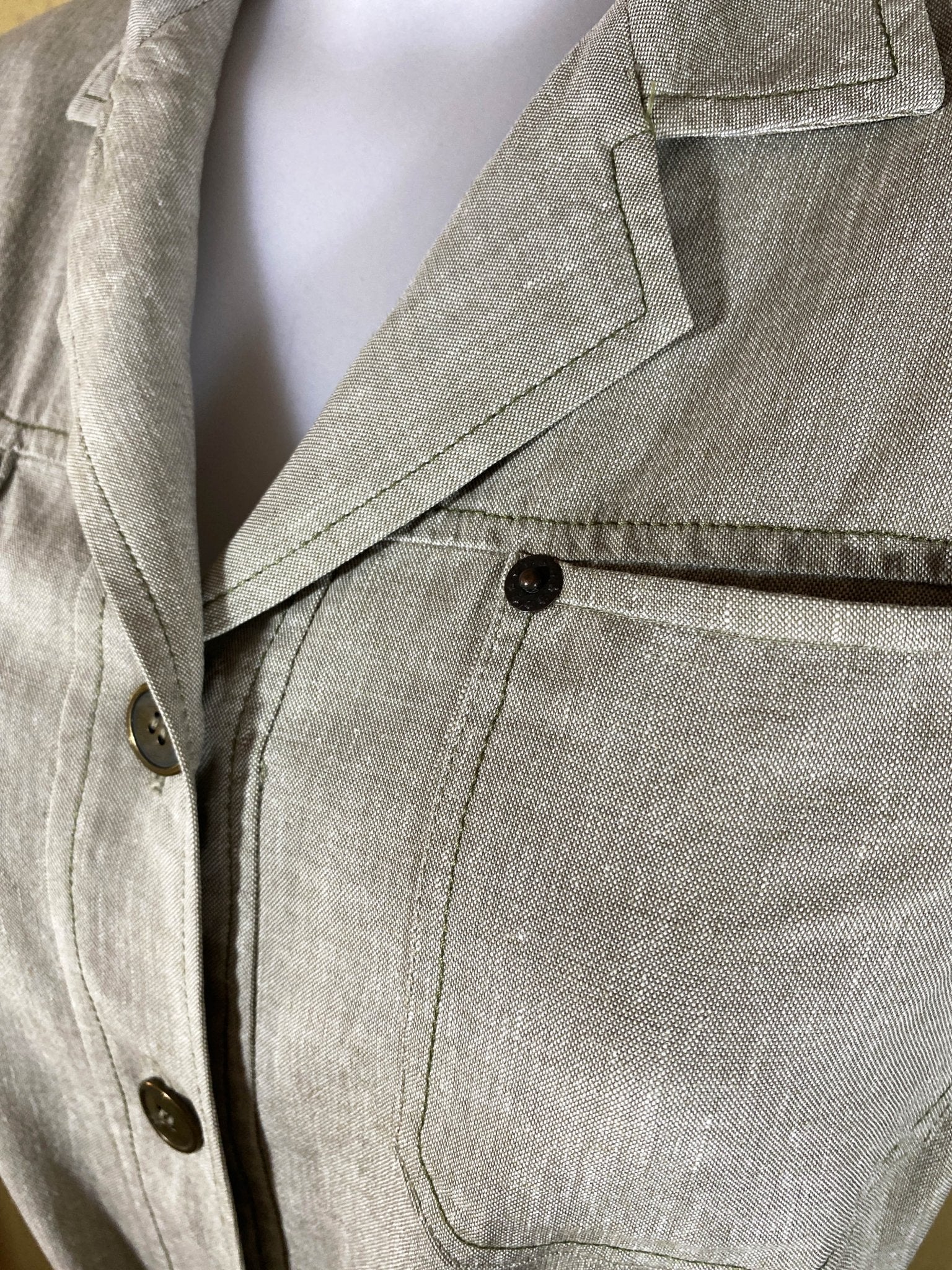 Robe Tencel Devernois Gris - Vert Femme M - L - Trésor - mode circulaire