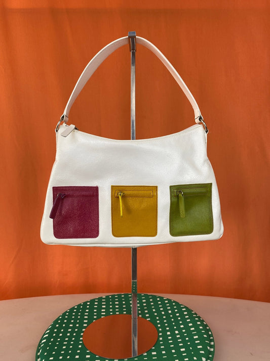 Sac à main vintage Gianni Chiarni vinyle - Trésor
