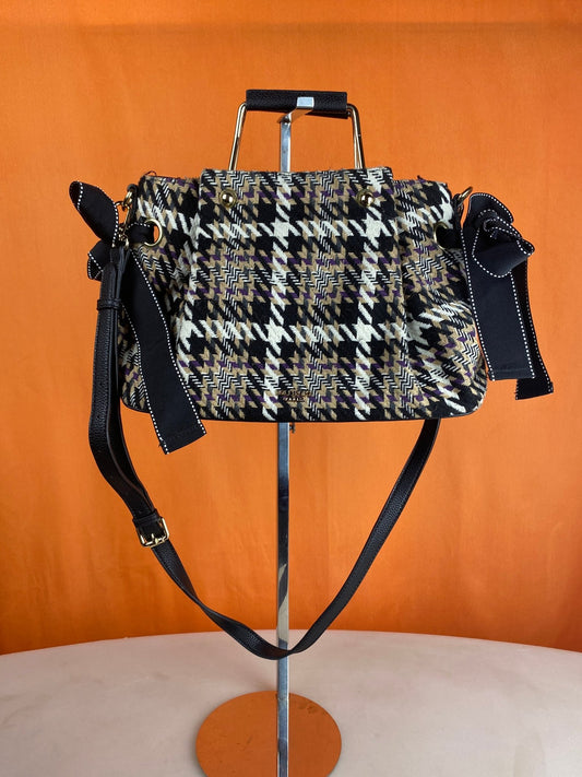 Sac à main/bandoulière Lollipops Paris noir/beige/blanc/violet femme - Trésor