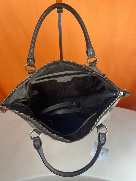 Sac cabas Gianni Conti beige/marron cuir femme - Trésor