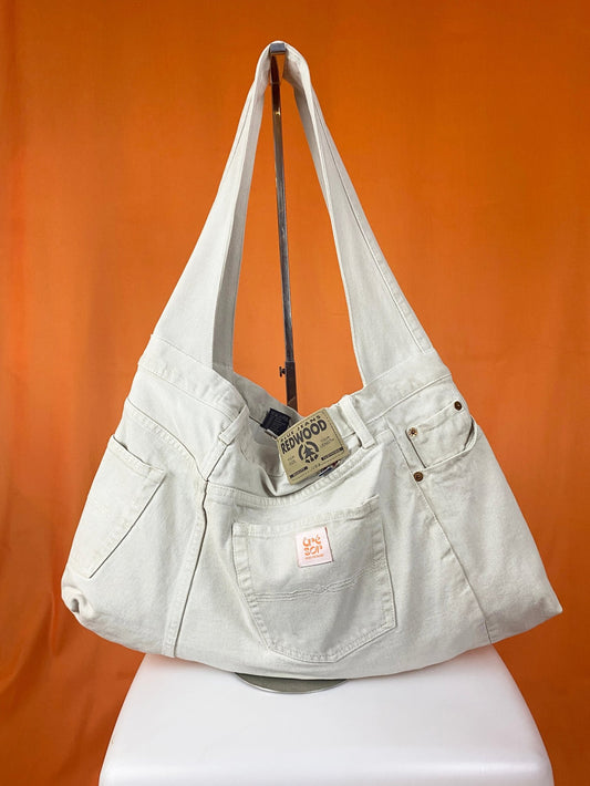 Sac "Samossa" - Redwood beige - upcycling - Trésor