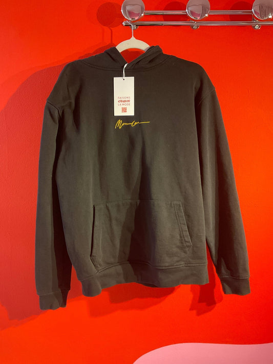 Sweat Mennace noir mixte - Trésor