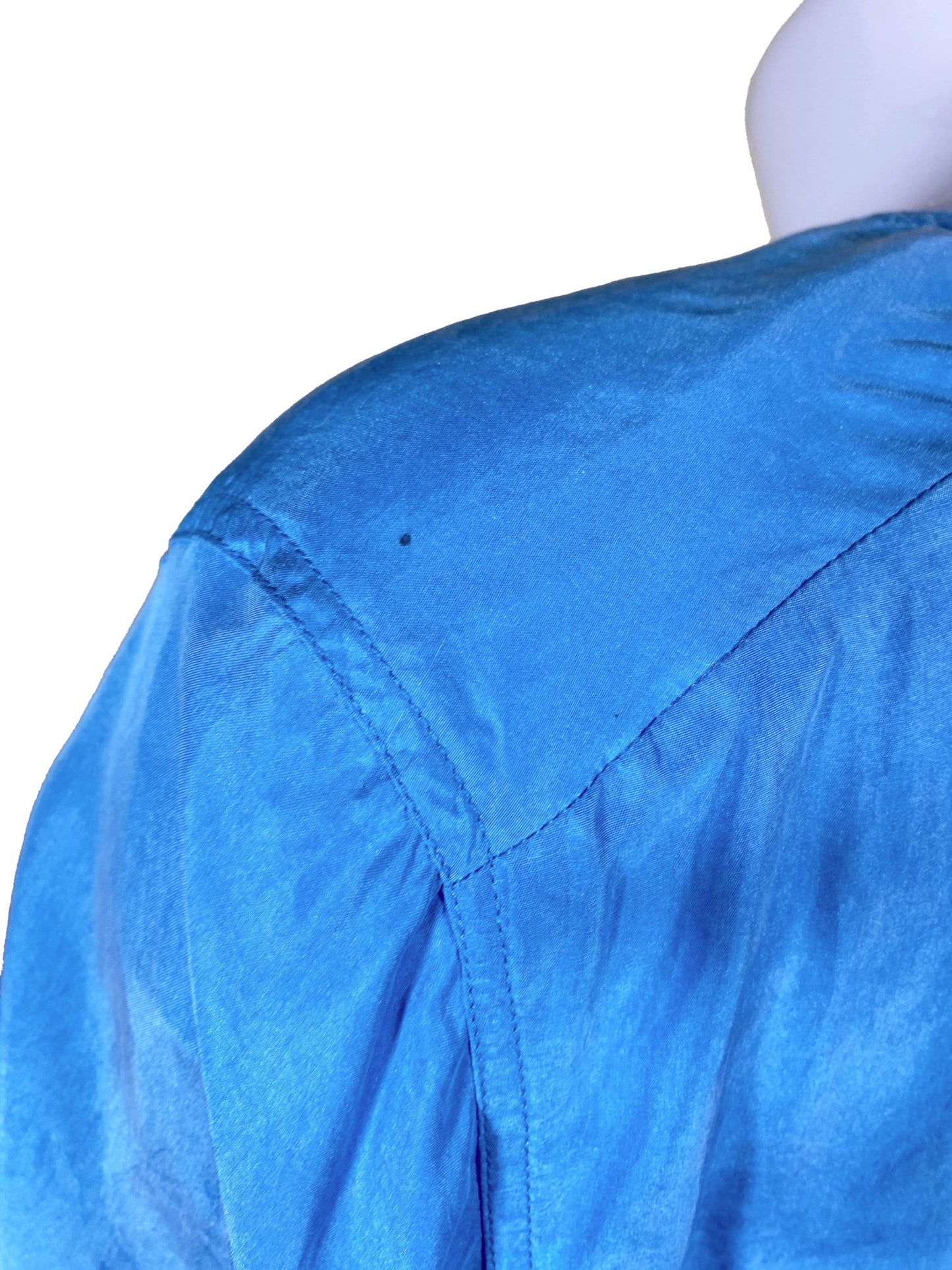 Top à smocks upcyclé Rodier Bleu Femme M - Trésor