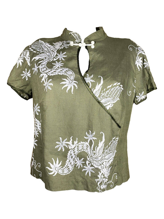 Top Initiative Vert Femme XXL - Trésor