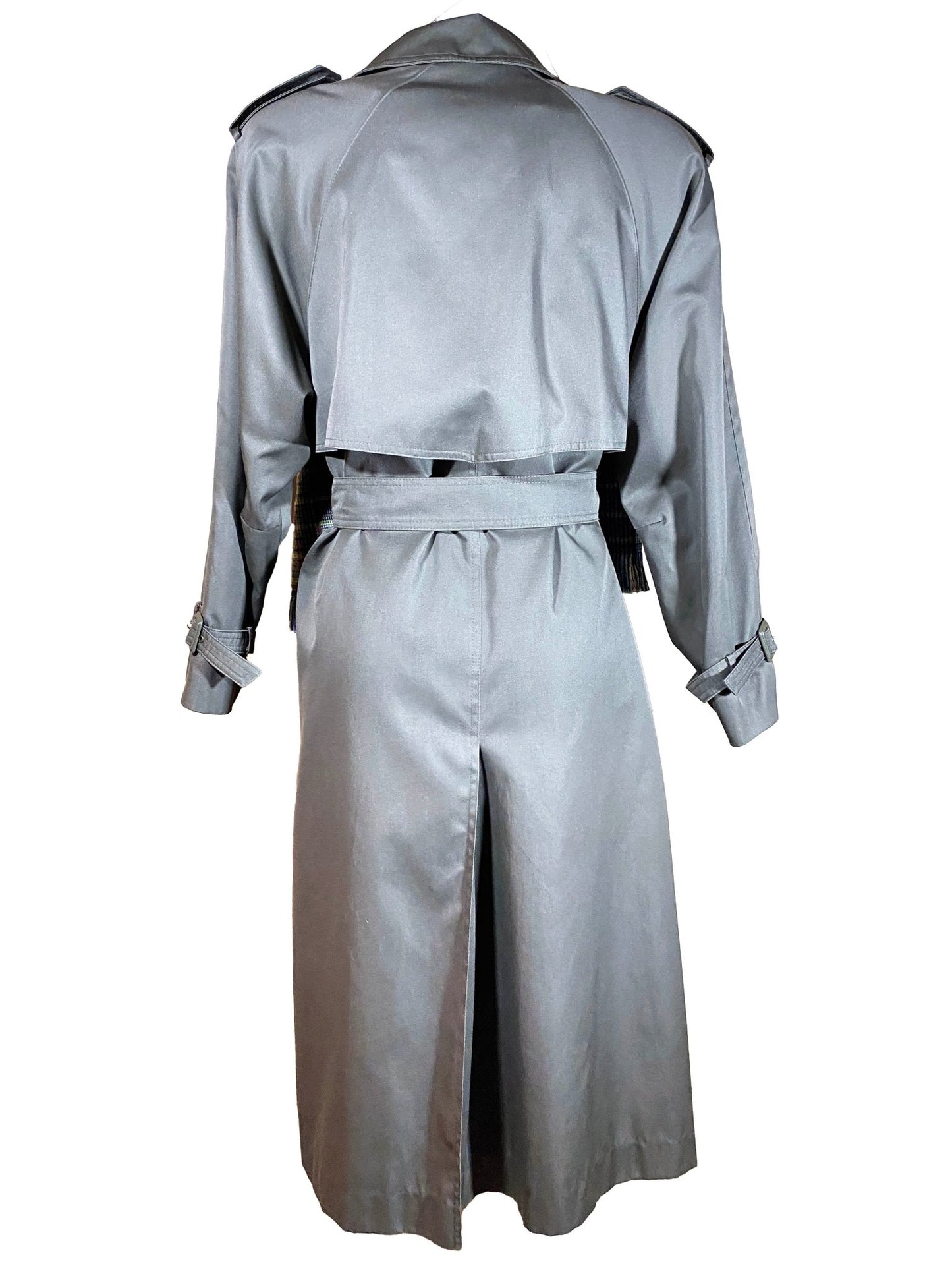 Trench - coat vintage Vert kaki Femme L - Trésor