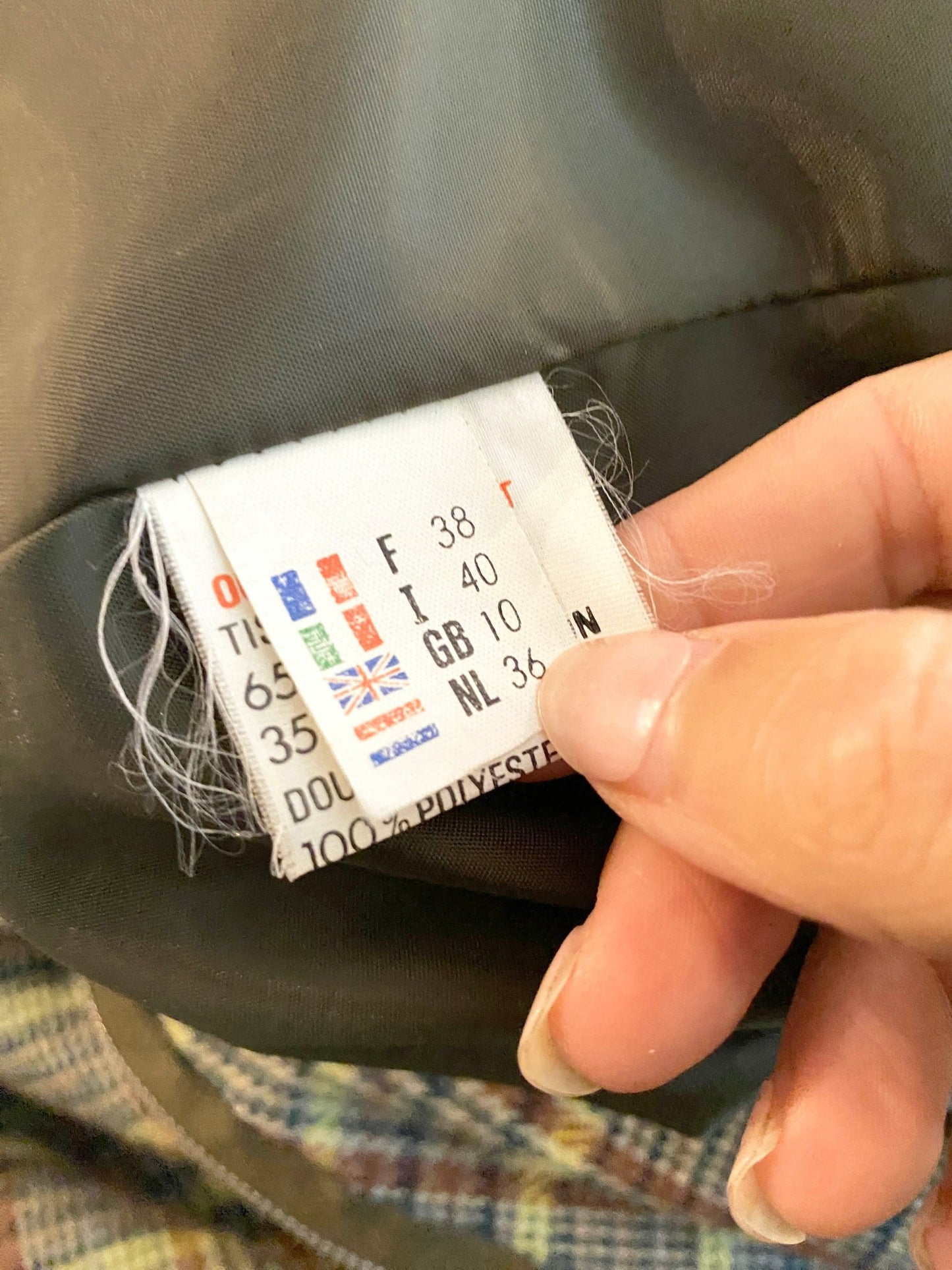 Trench - coat vintage Vert kaki Femme L - Trésor