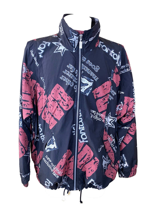 Veste de jogging Vintage - Maier - Noir et rouge Mixte XXL - Trésor